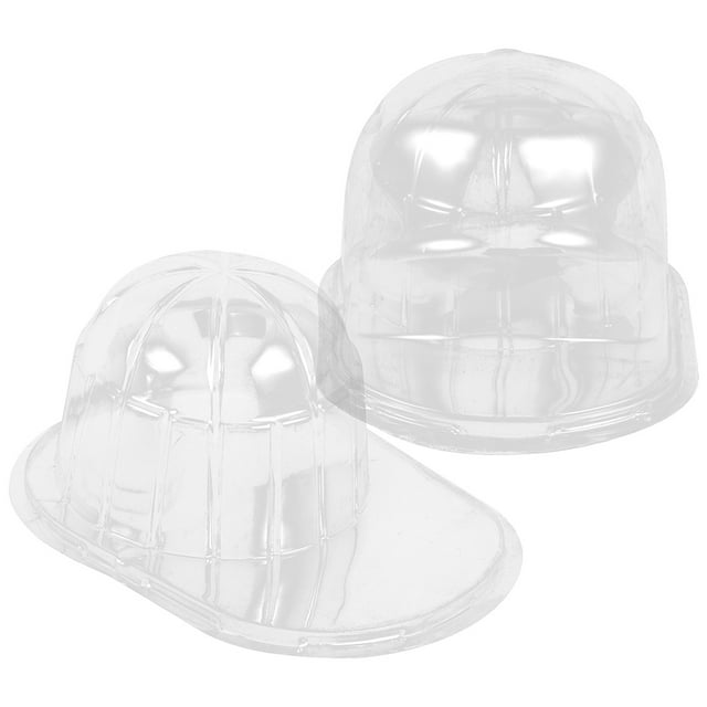 2 Pcs Présentoir de Chapeaux de Baseball Support Transparent pour Casquettes Solution de Rangement de Table