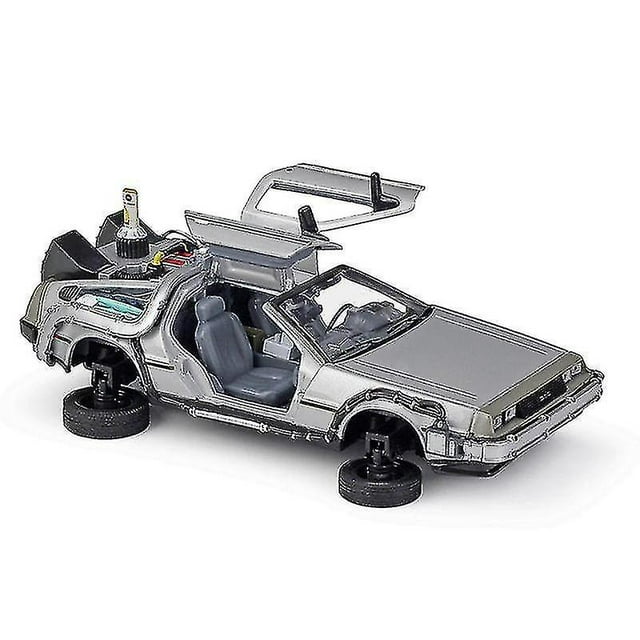Vehículo retráctil de aleación Diecast Car 1:24 Back to the Future