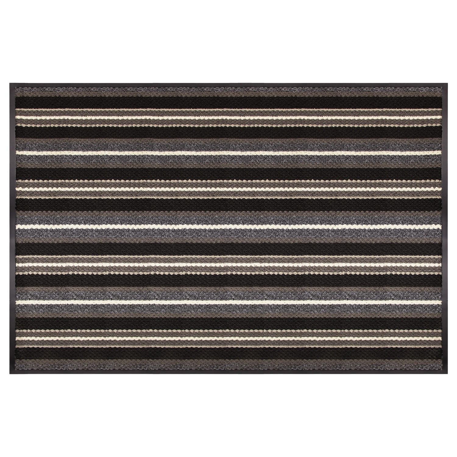 4x6' Discovery Grey Vinyl-backed Floormat
