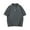 Dark Gray, variant on lnmuld Back to School Boys Girls Kids Short Sleeve Solid Double White Line Contrast Collar Cuff Two Button Pique Polo Shirts Breathable School Uniform Tops Size:5-6 Years
