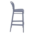 thumbnail image 3 of Compamia Marcel Contemporary Resin Indoor Outdoor Bar Stool Dark Gray, 3 of 5