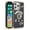 Black, variant on For iPhone 15 Pro Passion Hearts Smiling Diamond Ring Stand Case Cover - Blue