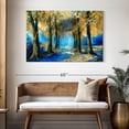 thumbnail image 3 of Elephant Stock Abstract Forest Wall Art - Horizontal Canvas Wall Art - Living Room Wall Decor - Nature Canvas - Brown And Orange Decor - 48" x 32", 3 of 8