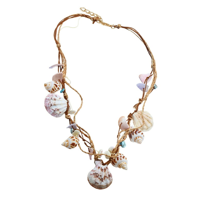 Bohemian shell necklace sale
