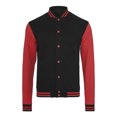 thumbnail image 3 of Build Your Brand Mens Sweat College Jacket, 3 of 3