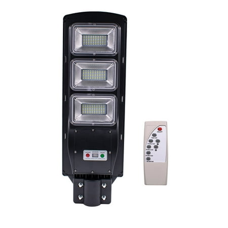 

Hi.FANCY LED Street Light Solar Power Road Lamp Sensor Remote Control Outdoor Lighting for Garden Backyard