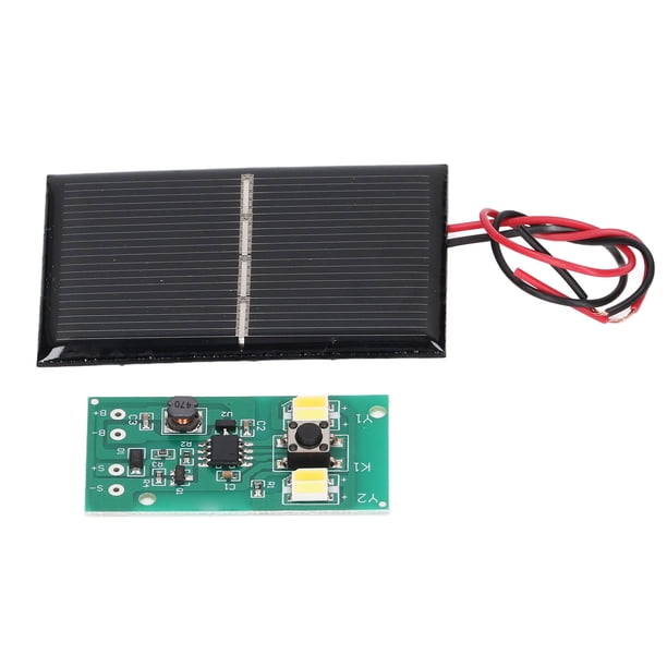 Tablero de control de lámpara solar, 2 juegos de panel de control de luz LED de luz solar Panel de control de luz solar True Excellence Jadeshay A