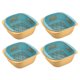 thumbnail image 1 of Frutas y Verduras Colador Colador Cesta 4uds, Plástico Doble Capa Frutas Verduras Lavado Cesta, Drenaje Tazones para Limuds Lavado-Azul Amarillo, 1 of 6