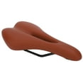 thumbnail image 2 of Bicycle , Ergonomical Replacement Bike Saddle, Shockproof Durable For Women And Men Mountain Bike Brown, 2 of 8