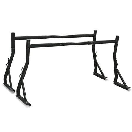 - Best Choice Products 500lb Capacity Steel Universal Adjustable Pickup Truck Ladder Rack Universal for Lumber, Cargo, Luggage - Black