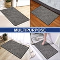 thumbnail image 4 of Oyajia Black Door Mats Indoor, 60*90cm Non-Slip Entrance Rug, Shoes Scraper, Dog Door Mat, for Front Door, Living room, Bathroom, Kitchen, 4 of 9