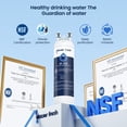 thumbnail image 2 of GLACIER FRESH WF3CB Refrigerator Water Filter Replacement for PureSource 3, 706465, WF425, PS3412266, AP4567491, 242017800 Refrigerator Water Filter, Pack of 3, 2 of 11