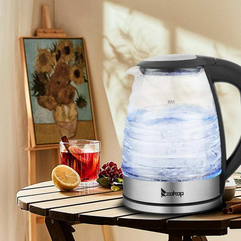 Beautiful 1.0L Electric Gooseneck Kettle, White Icing by Drew Barrymore