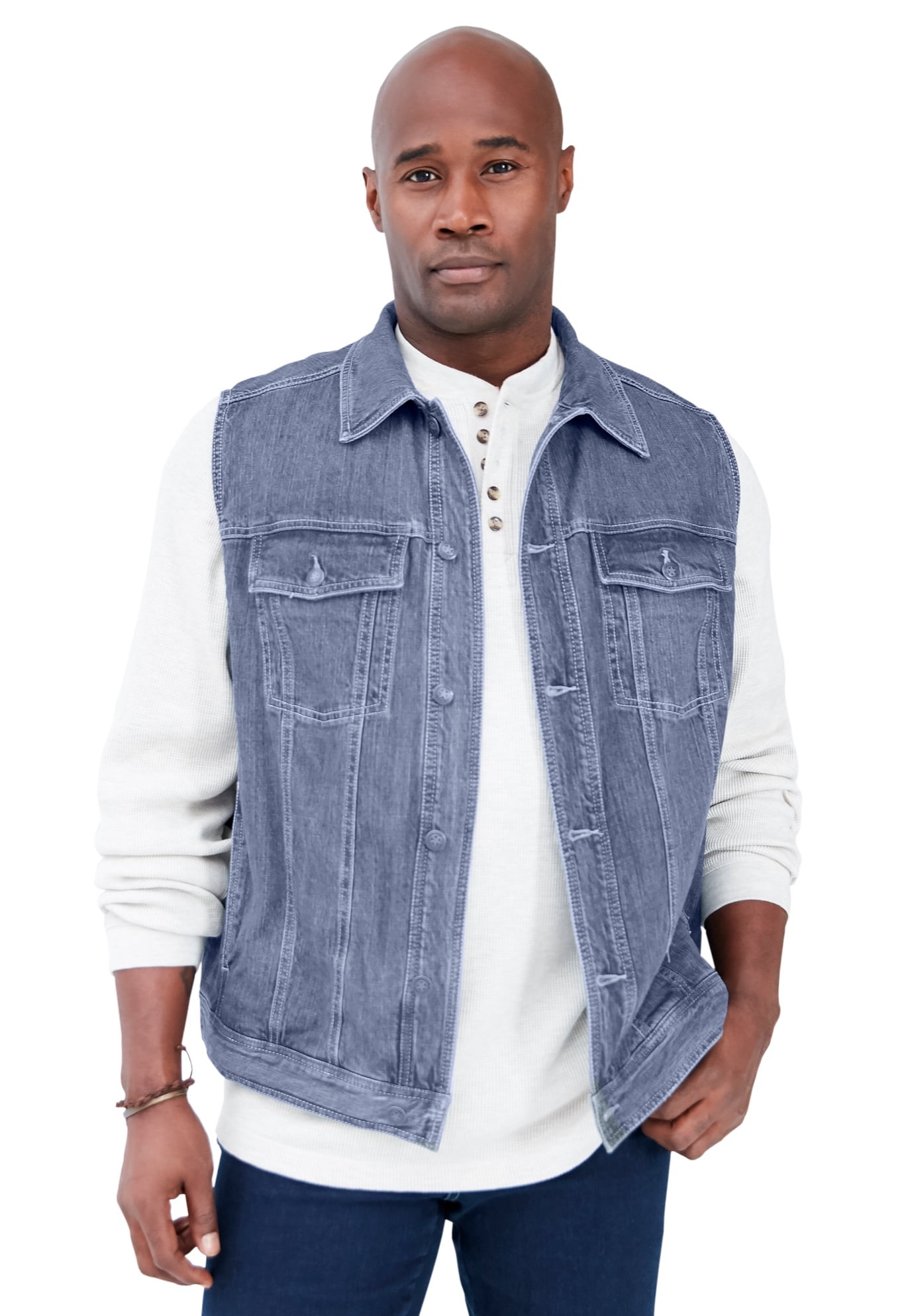 liberty blues denim vest