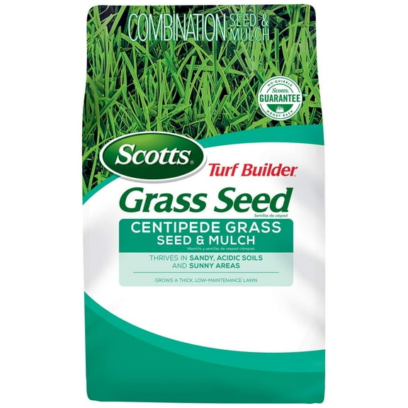 Scotts 18365 Turf Builder Centipede and Mulch Grass Seed 6 Pack, 5 lb