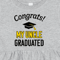thumbnail image 4 of Inktastic Congrats My Uncle Graduated with Cap Girls Baby Dress, 4 of 5