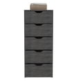 thumbnail image 5 of Miekor Furniture Basilea 5 Drawers Tall Dresser, Pull Out System 62891, 5 of 7