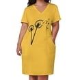 thumbnail image 3 of Vestido de fiesta con bolsillos sueltos y vuelo de Dandylion People, vestidos de fiesta para mujer, ropa de mujer, vestidos para mujer 2025, 3 of 7