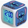 thumbnail image 1 of Digital Alarm Clock Bedside Punto Blanco Alarm Clocks for Kids with 7 Color Changing LED Lights (battery not included), 1 of 5