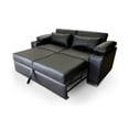 thumbnail image 1 of Sofa cama plegable Matrimonial en tacto piel color chocolate con portavasos Mobydec Sofa cama Element/ Estilo minimalista/sofa cama plegable, 1 of 2