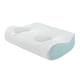 thumbnail image 4 of Almohada cervical de espuma viscoelástica con orificios para las orejas, ergonómica, cómoda para dormir de lado. Azul claro, 4 of 8
