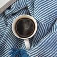 thumbnail image 3 of Throw Blue Luxury Chevron, 3 of 3