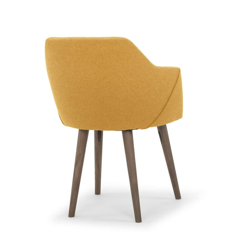 Brie solid wood online upholstered dining chair