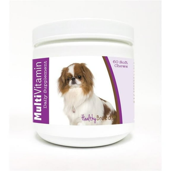 Healthy Breeds 840235109402 Japanese Chin Multi-Vitamin Soft Chews - 60 Count