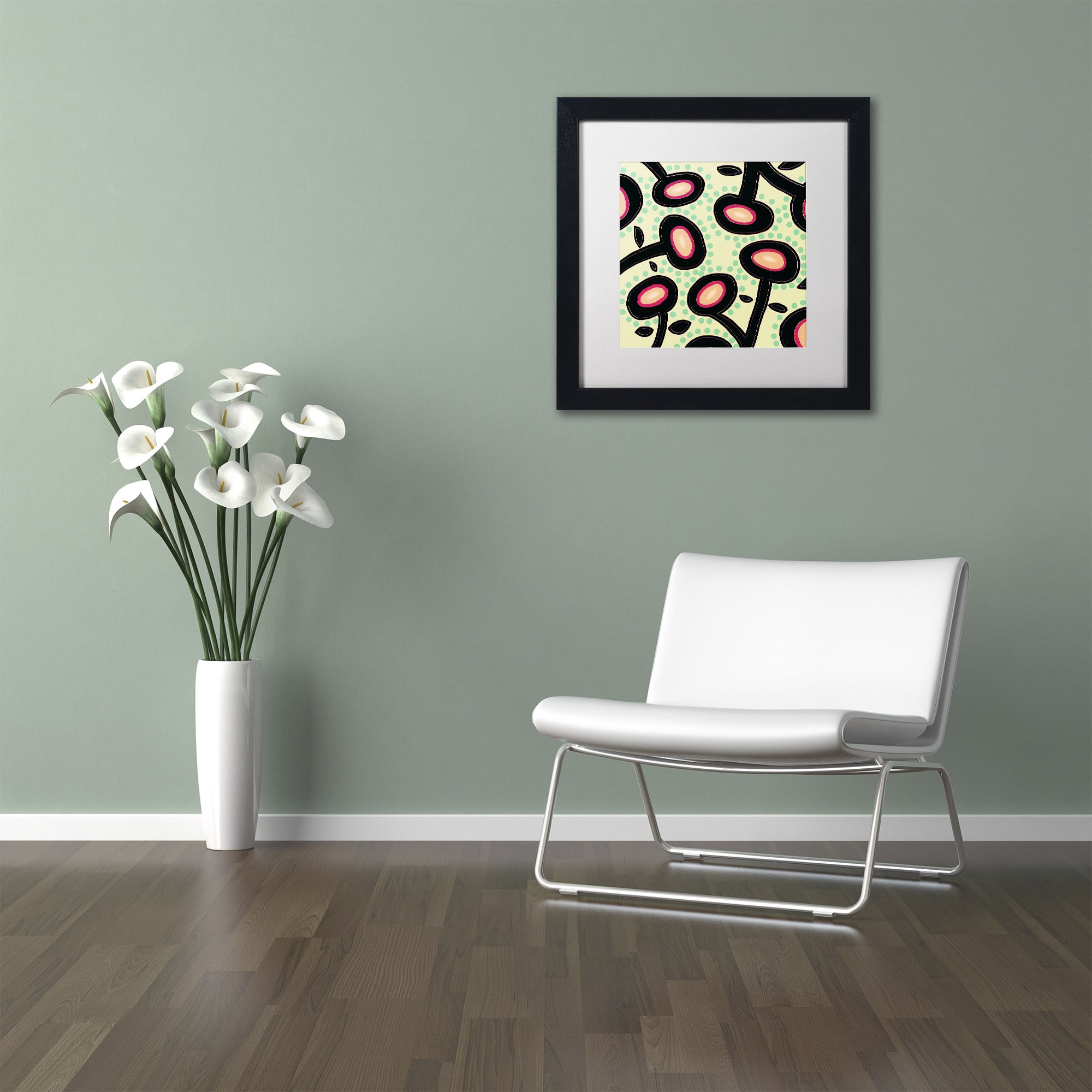 Trademark Fine Art Sylvie Demers 'Mon Jardin' 16 x 16 (ALI0913-B1616MF)