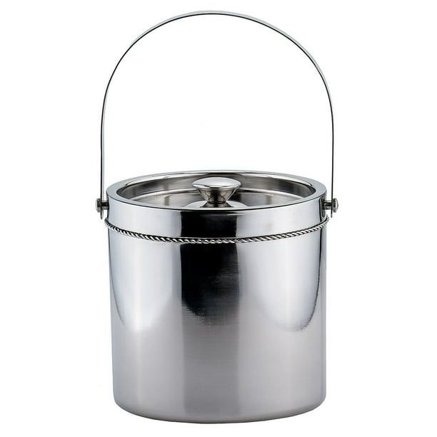 3½ Qt. Stainless Steel DoubleWalled Ice Bucket
