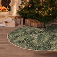 thumbnail image 5 of Rateoe Green Snake Skin Pattern Christmas Tree Skirt with Ties , Christmas Tree Decorations, Farmhouse Christmas Decor Xmas Holiday Decorations-36", 5 of 6