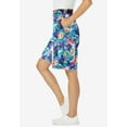thumbnail image 3 of Woman Within Plus Size Elastic-Waist Knit Short, 3 of 5