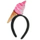 thumbnail image 3 of Diadema para mujer, tocado de helado, diadema divertida, banda para el pelo de fiesta, diadema de Spa para maquillaje, 3 of 4