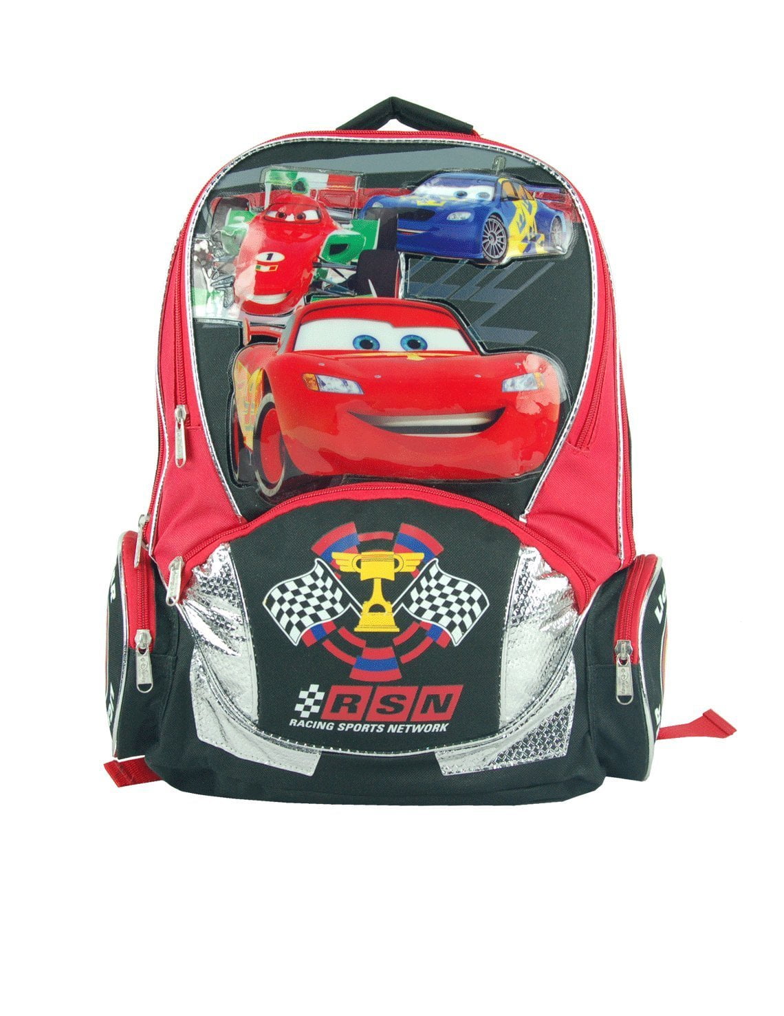 Backpack - Disney - Cars - Lightning Mcqueen Rsn Large School Bag New
