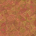 thumbnail image 1 of Ahgly Company Machine Washable Indoor Square Transitional Orange Area Rugs, 5' Square, 1 of 7