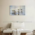 thumbnail image 2 of Elephant Stock Sand Dancers Ii Wall Art - Horizontal Multi Panel Canvas - Living Room Wall Decor - Animal Multi Panel - Blue And White Decor By Bruce Nawrocke - 33" x 20", 2 of 8