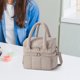 thumbnail image 4 of Bolsa nevera para el almuerzo bandolera de mano | Bolsa de almuerzo aislada multifuncional | Amplio organizador de preparación de comidas | Forro fácil de limpiar | Picnic para el trabajo y la, 4 of 6