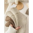 thumbnail image 4 of LAVA 5 Pack Women's Thick Winter Socks, Warm Thermal Soft Crew Boot Socks(Khaki), 4 of 7