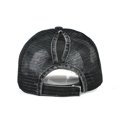 thumbnail image 4 of ZJXFGS Clearance Quick Dry Baseball Cap Sports Fan Baseball Caps Buns Plain Cap Ponytail Visor Trucker Unisex Hat Messy Caps Distressed Baseball Cap Black One Size, 4 of 4