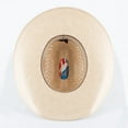 thumbnail image 3 of Resistol Mens  20X Ryder RB Profile 4 1/4` Brim Straw Hat 71/2 Tan, 3 of 3