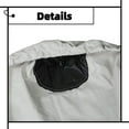 thumbnail image 4 of ALL-CARB Grey 600D Heavy Duty Trailerable Jon Boat Cover Waterproof Replacement for Jon Boat 16ft Long, 4 of 6