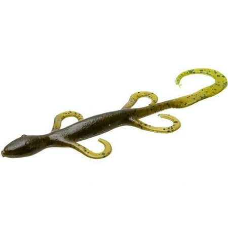 6 in. Lizard Bait in Green Pumpkin - Pack of 9