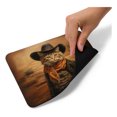thumbnail image 3 of Mouse Pad SVART de Superficie Suave, base antideslizante, con diseño orginal de Gato estilo arte urbano, Diseño21, 22*18 cm, 3 of 4