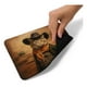 thumbnail image 3 of Mouse Pad SVART de Superficie Suave, base antideslizante, con diseño orginal de Gato estilo arte urbano, Diseño21, 22*18 cm, 3 of 4