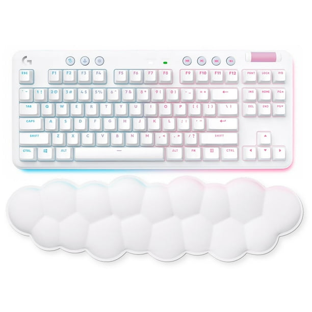Teclado LOGITECH G715 Switch GX Brown Tactil Blanco Ingles Logitech G715 TACTILE RGB INALAMBRICO LIGHTSPEED BLANCO 920-010453