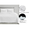 thumbnail image 6 of Chezmoi Collection Weaver White Bedspread Coverlet Set Crinkle Textured Zig Zag Bedding Cover Quilt Set 3-Piece King, 6 of 8