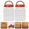 thumbnail image 5 of Tarro de plástico hermético para alimentos, recipiente transparente para alimentos, mantequilla de maní, miel, 2 uds., 5 of 5