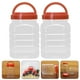 thumbnail image 5 of Tarro de plástico hermético para alimentos, recipiente transparente para alimentos, mantequilla de maní, miel, 2 uds., 5 of 5
