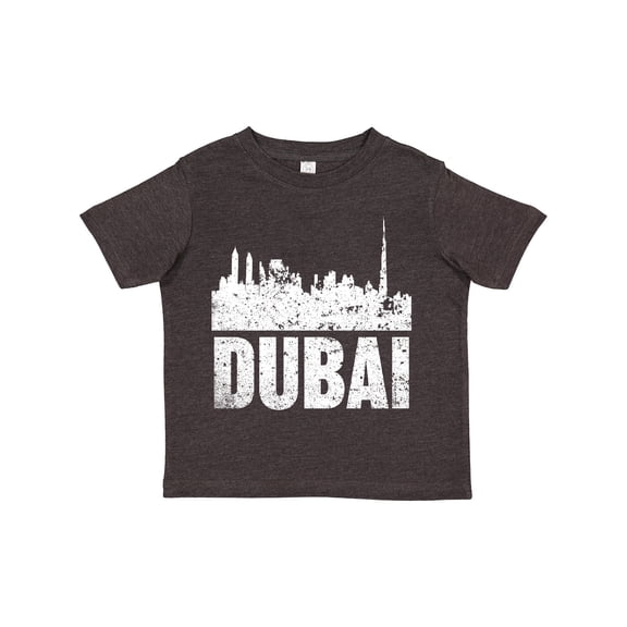 Inktastic Dubai City Skyline with Grunge Boys or Girls Toddler T-Shirt