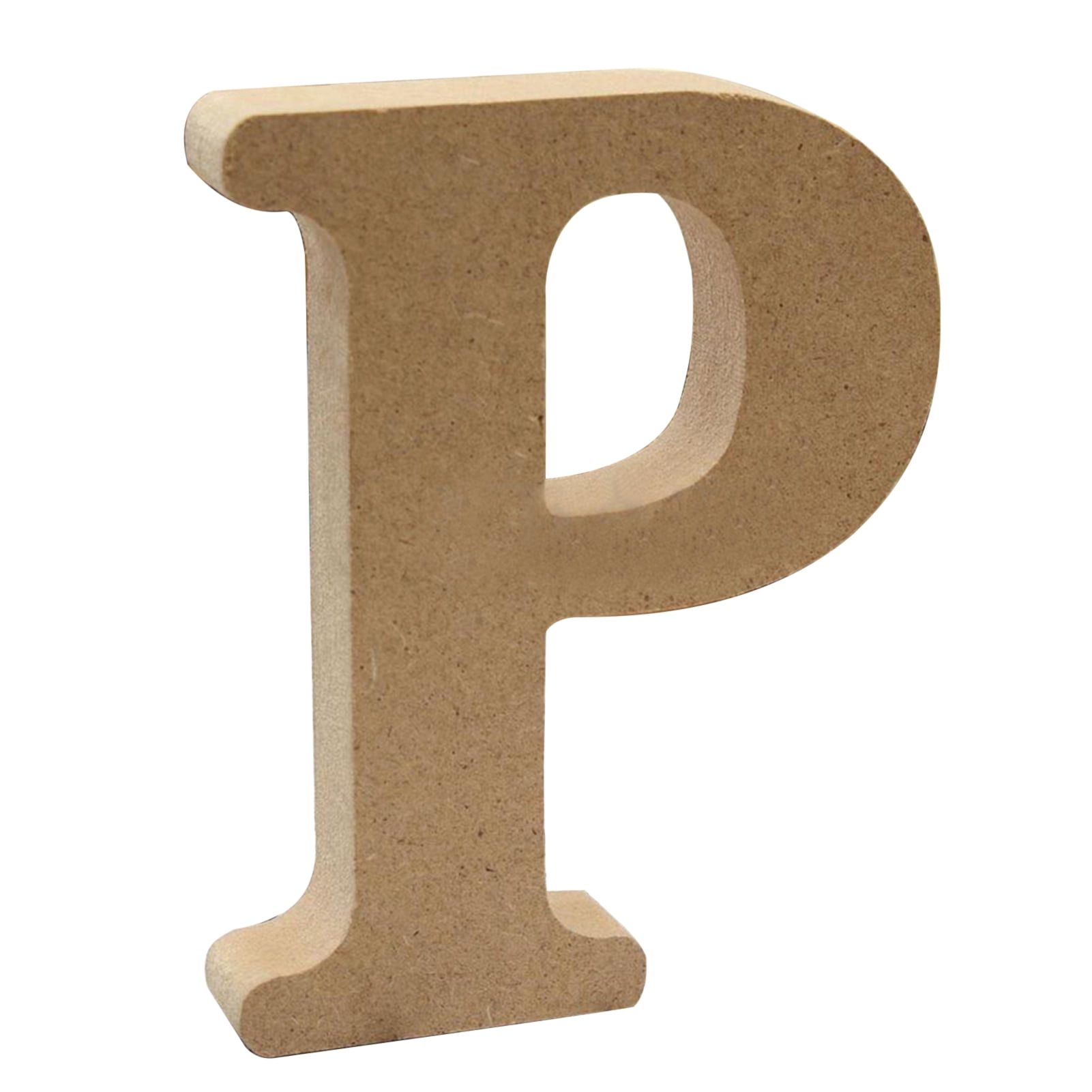 Visland 4 Inch Designable Wood Letters, Unfinished Wood Letters for Wall Decor Decorative